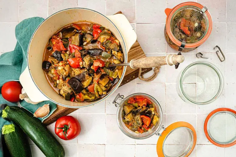Bocaux de ratatouille
