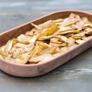 Chips d’épluchures de pommes de terre