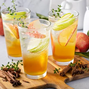 Cocktail pomme glacée