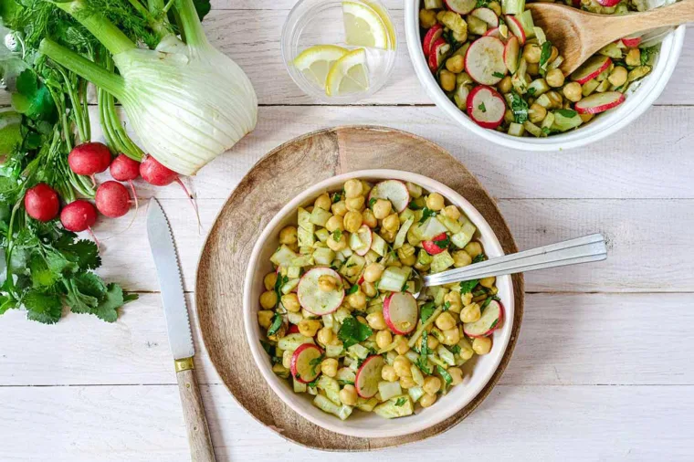 Salade de fenouil et pois chiche