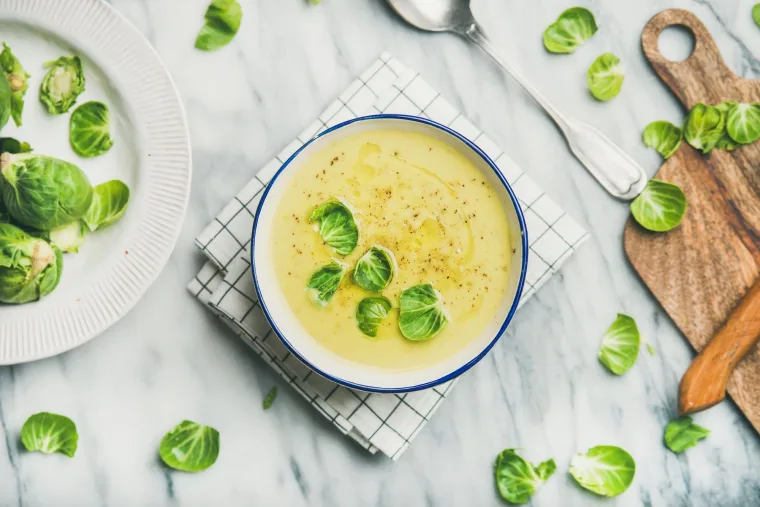 Soupe aux choux de Bruxelles