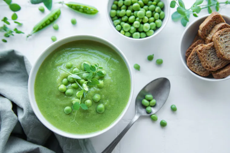 Soupe de petits pois