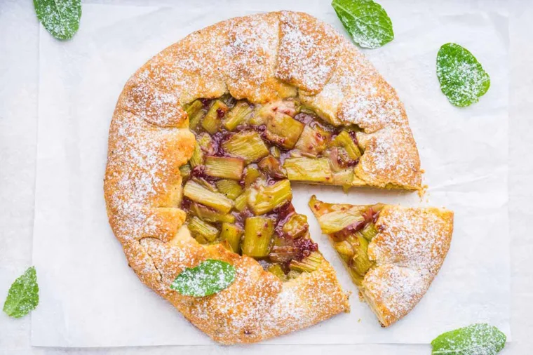 Tarte à la rhubarbe