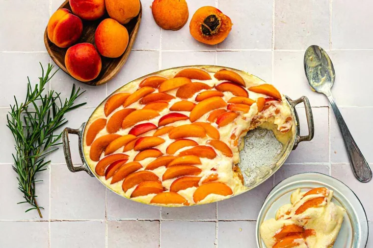 Tiramisu aux abricots