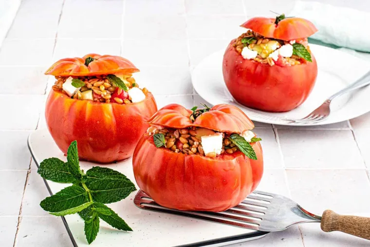 Tomates farcies végétales